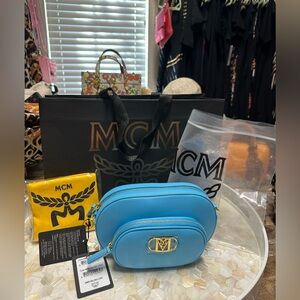 NWT MCM Travia Mode Crossbody Handbag! Absolutely Stunning!